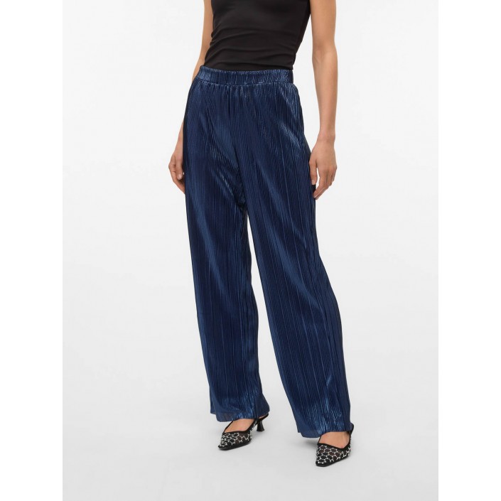 Vero Moda VMDUVI HW WIDE PANT JRS BTQ GA Navy Blazer | Freewear VMDUVI HW WIDE PANT JRS BTQ GA - www.freewear.nl - Freewear