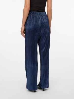 Vero Moda VMDUVI HW WIDE PANT JRS BTQ GA Navy Blazer | Freewear VMDUVI HW WIDE PANT JRS BTQ GA - www.freewear.nl - Freewear
