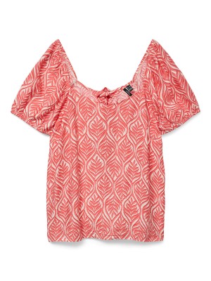 Vero Moda VMCDANA S/S TOP WVN BTQ CUR GA Dubarry/DANA | Freewear VMCDANA S/S TOP WVN BTQ CUR GA - www.freewear.nl - Freewear