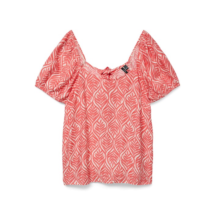 Vero Moda VMCDANA S/S TOP WVN BTQ CUR GA Dubarry/DANA | Freewear VMCDANA S/S TOP WVN BTQ CUR GA - www.freewear.nl - Freewear