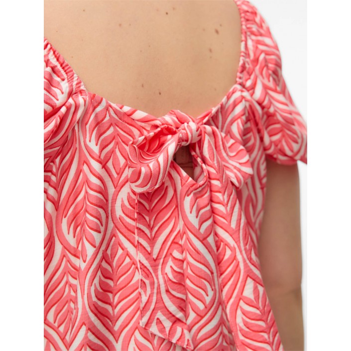 Vero Moda VMCDANA S/S TOP WVN BTQ CUR GA Dubarry/DANA | Freewear VMCDANA S/S TOP WVN BTQ CUR GA - www.freewear.nl - Freewear