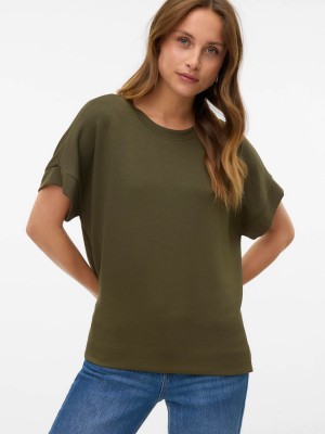 Vero Moda VMHALI SS TOP JRS Grape Leaf | Freewear VMHALI SS TOP JRS - www.freewear.nl - Freewear
