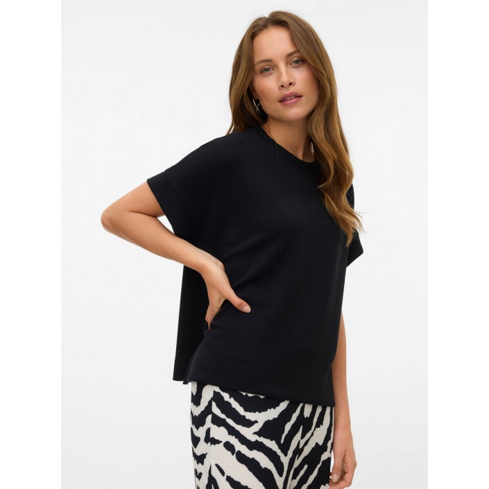 Vero Moda VMHALI SS TOP JRS Black | Freewear VMHALI SS TOP JRS - www.freewear.nl - Freewear