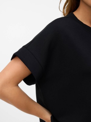 Vero Moda VMHALI SS TOP JRS Black | Freewear VMHALI SS TOP JRS - www.freewear.nl - Freewear