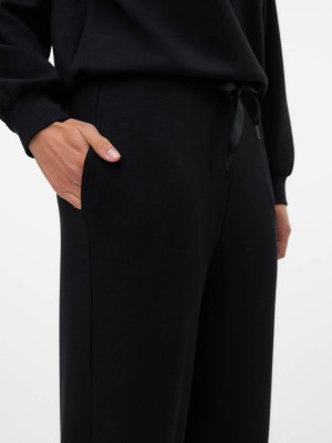Vero Moda VMHALI HW WIDE PANT JRS GA BOO Black | Freewear VMHALI HW WIDE PANT JRS GA BOO - www.freewear.nl - Freewear