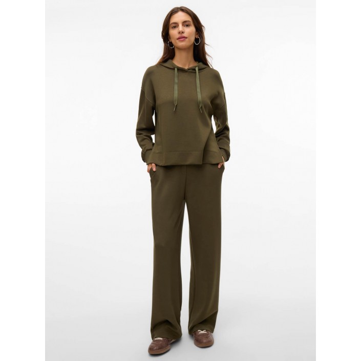 Vero Moda VMHALI HW WIDE PANT JRS GA BOO Grape Leaf | Freewear VMHALI HW WIDE PANT JRS GA BOO - www.freewear.nl - Freewear