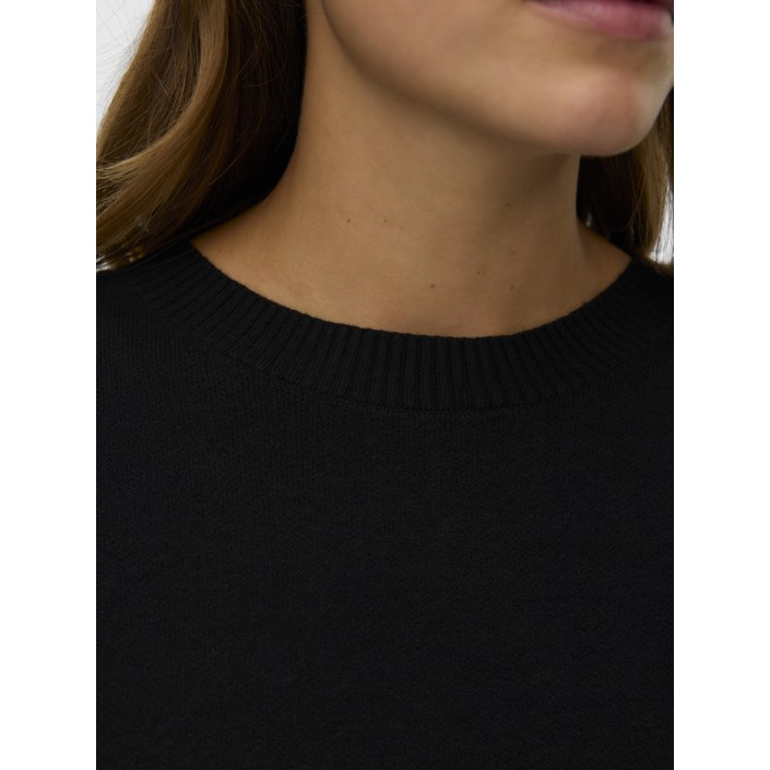 Vero Moda VMGOLD ART LS O-NECK PULLOVER Black | Freewear VMGOLD ART LS O-NECK PULLOVER - www.freewear.nl - Freewear