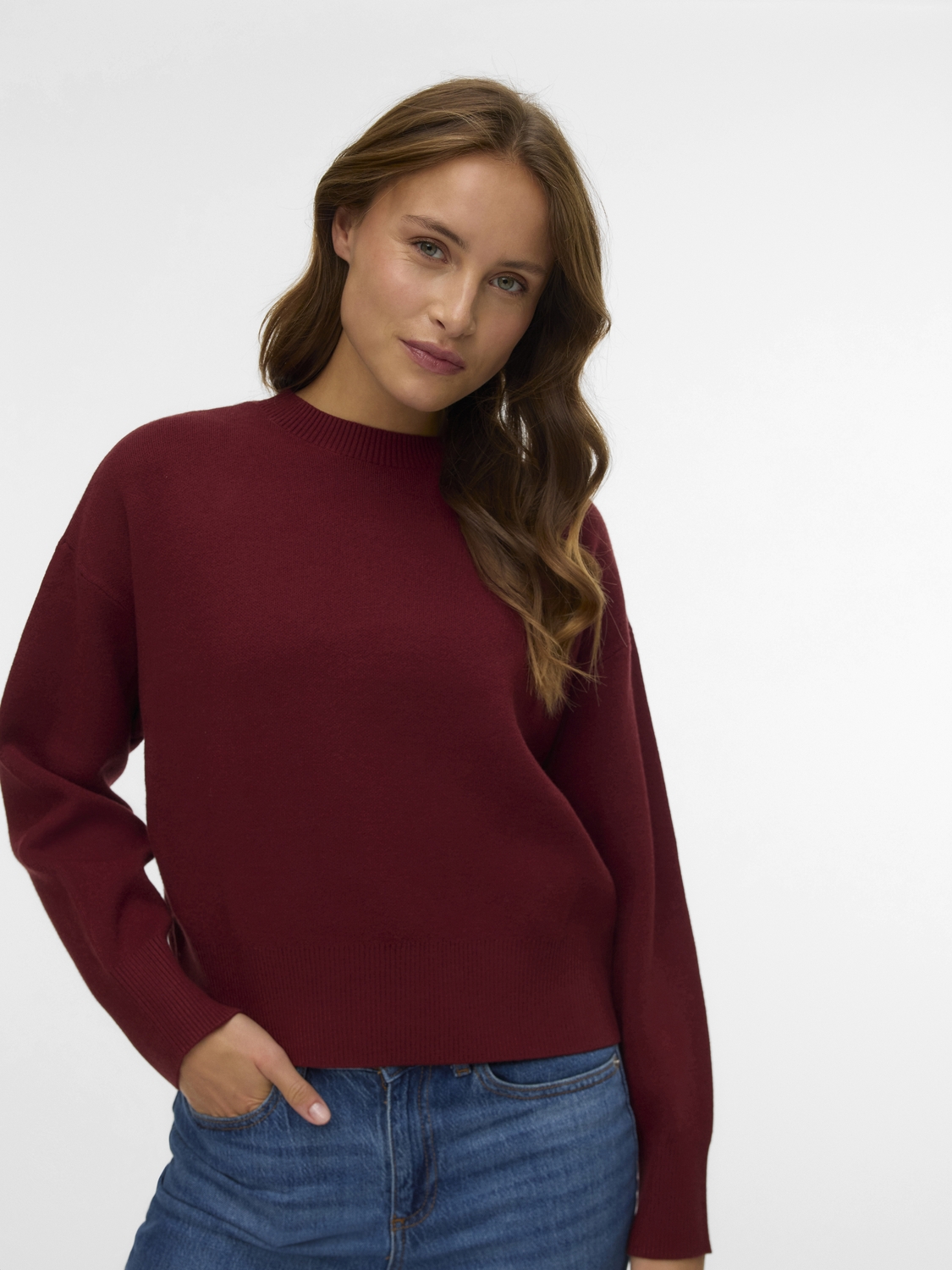 Vero moda Vmgold Art Ls O-neck Pullover