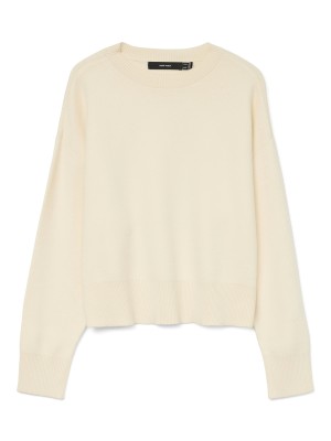 Vero Moda VMGOLD ART LS O-NECK PULLOVER Birch | Freewear VMGOLD ART LS O-NECK PULLOVER - www.freewear.nl - Freewear