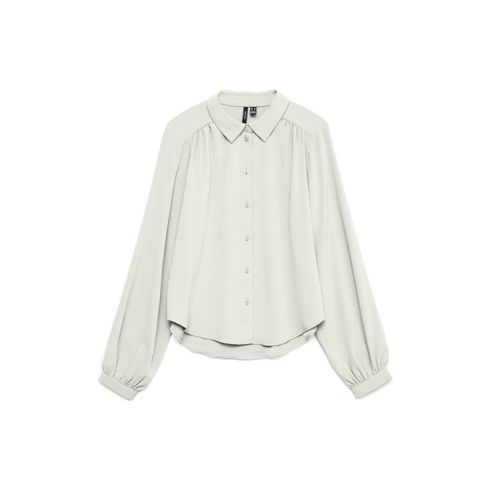 Vero Moda VMANI LS SHIRT WVN GA Snow White | Freewear VMANI LS SHIRT WVN GA - www.freewear.nl - Freewear