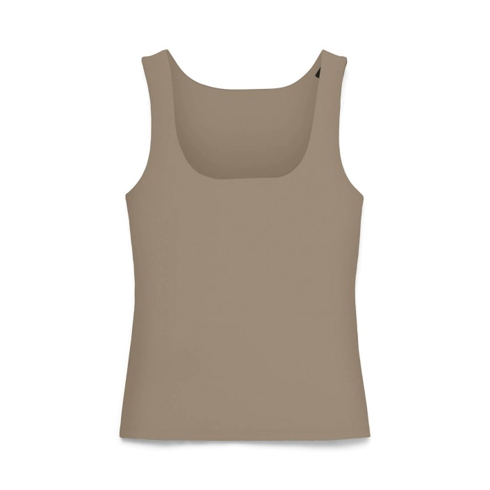 Vero Moda VMMILLION SL SQUARE TOP 2-WAY EXP Silver Mink | Freewear VMMILLION SL SQUARE TOP 2-WAY EXP - www.freewear.nl - Freewear