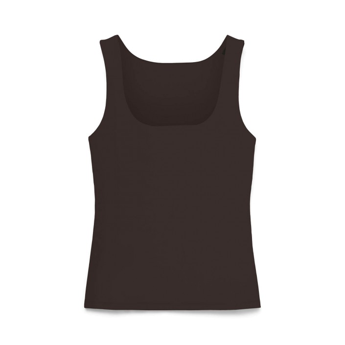 Vero Moda VMMILLION SL SQUARE TOP 2-WAY EXP Chocolate Torte | Freewear VMMILLION SL SQUARE TOP 2-WAY EXP - www.freewear.nl - Freewear
