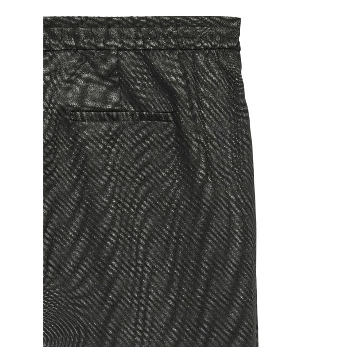 Vero Moda VMSAFINA MW STRAIGHT SHINY PANT Black/SILVER LUREX | Freewear VMSAFINA MW STRAIGHT SHINY PANT - www.freewear.nl - Freewear