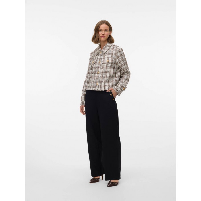 Vero Moda VMHEATHER MW PANT WVN BTQ GA Black | Freewear VMHEATHER MW PANT WVN BTQ GA - www.freewear.nl - Freewear
