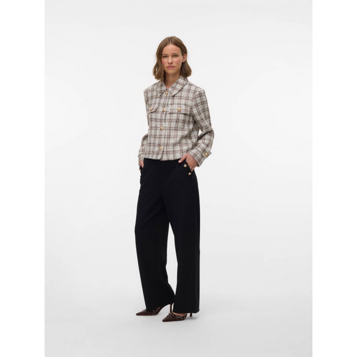 Vero Moda VMHEATHER MW PANT WVN BTQ GA Black | Freewear VMHEATHER MW PANT WVN BTQ GA - www.freewear.nl - Freewear
