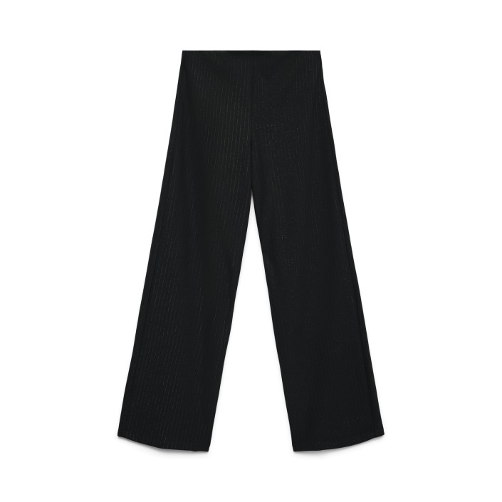 Vero Moda VMBERLIN MW WIDE GLITTER PANT NOOS Black/GLITTER PINSTRIPE | Freewear VMBERLIN MW WIDE GLITTER PANT NOOS - www.freewear.nl - Freewear
