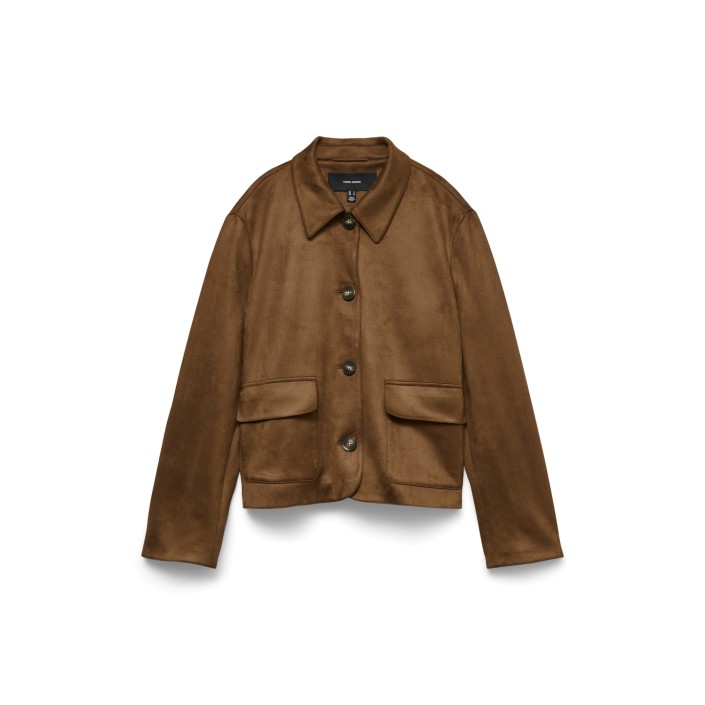 Vero Moda VMJOSE KELLY SHORT JACKET GA NOOS Cognac | Freewear VMJOSE KELLY SHORT JACKET GA NOOS - www.freewear.nl - Freewear