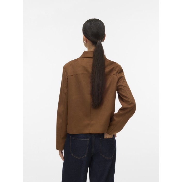Vero Moda VMJOSE KELLY SHORT JACKET GA NOOS Cognac | Freewear VMJOSE KELLY SHORT JACKET GA NOOS - www.freewear.nl - Freewear
