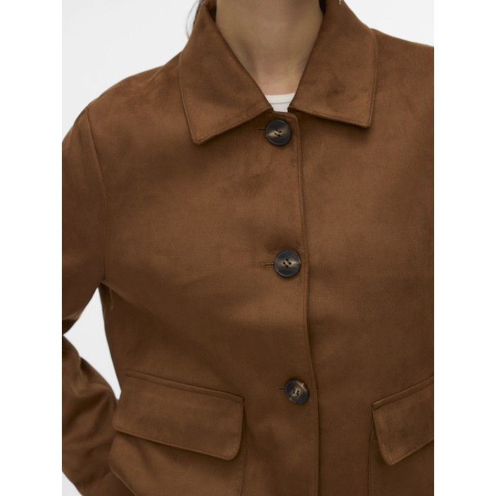 Vero Moda VMJOSE KELLY SHORT JACKET GA NOOS Cognac | Freewear VMJOSE KELLY SHORT JACKET GA NOOS - www.freewear.nl - Freewear