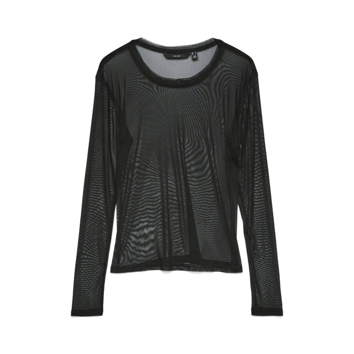 Vero Moda VMLOVA LS MESH TOP JRS NOOS Black | Freewear VMLOVA LS MESH TOP JRS NOOS - www.freewear.nl - Freewear