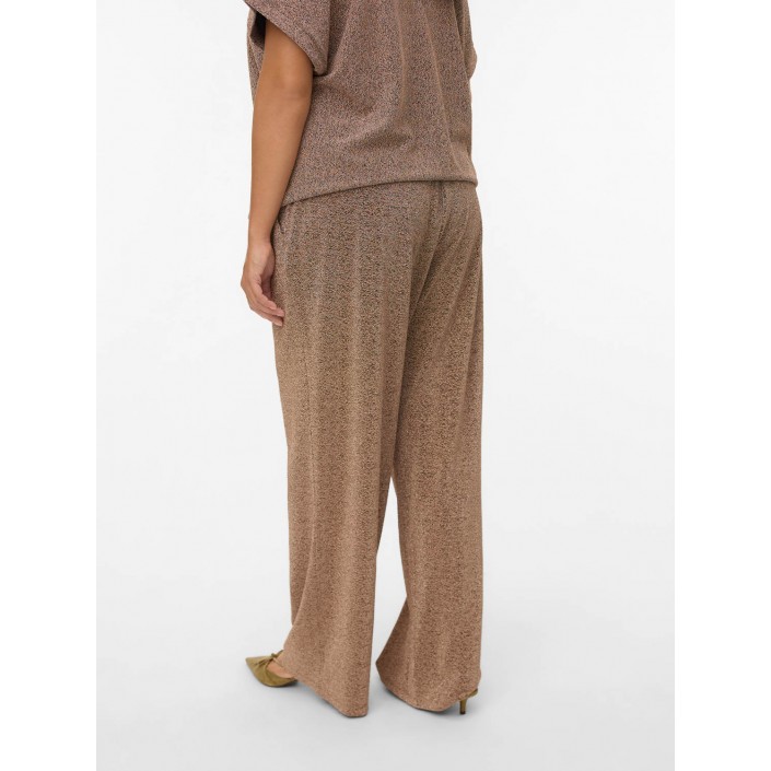 Vero Moda curve VMCHOXANNE M/W PANT JRS BTQ CUR Gold Colour/TIGERS EYE LUREX | Freewear VMCHOXANNE M/W PANT JRS BTQ CUR - www.freewear.nl - Freewear