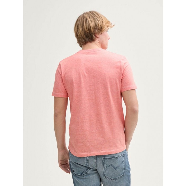 Tom Tailor rounded melange t-shirt 37597 | Freewear rounded melange t-shirt - www.freewear.nl - Freewear