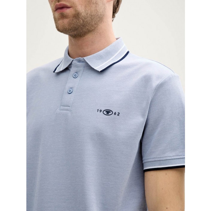 Tom Tailor Polo with print 37680 | Freewear Polo with print - www.freewear.nl - Freewear