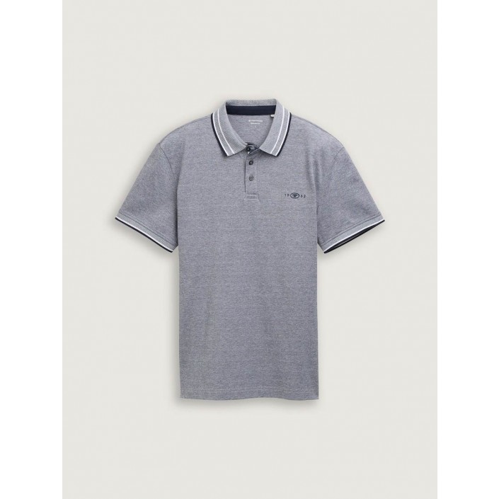 Tom Tailor Polo with print 24571 | Freewear Polo with print - www.freewear.nl - Freewear