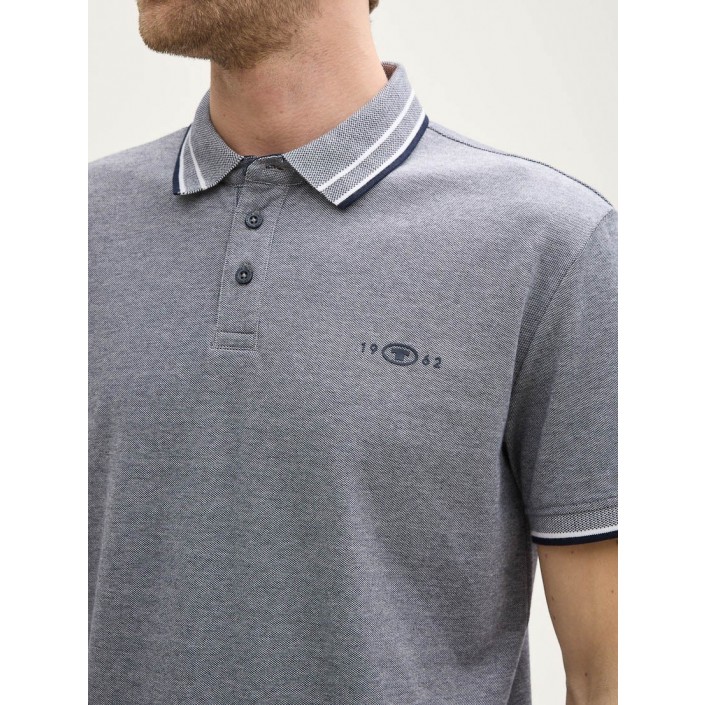 Tom Tailor Polo with print 24571 | Freewear Polo with print - www.freewear.nl - Freewear
