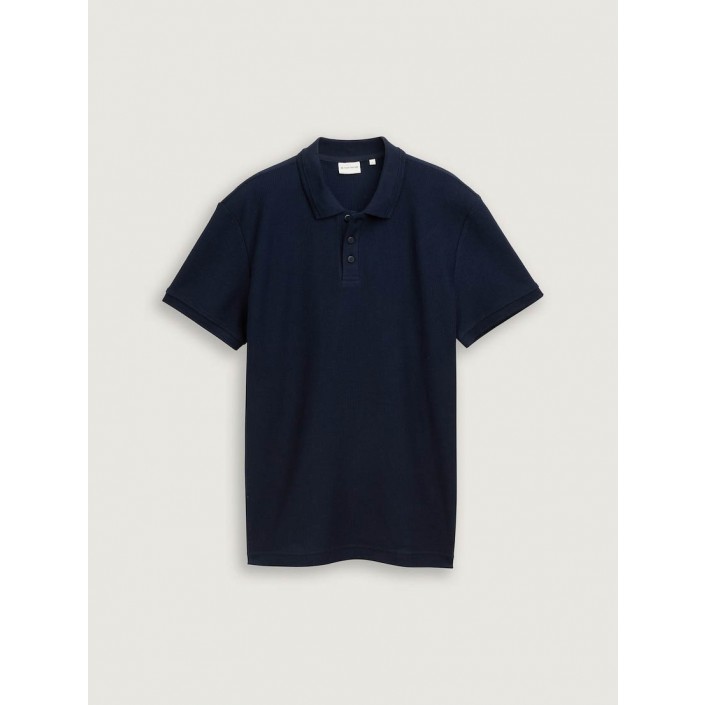 Tom Tailor structured polo 10668 | Freewear structured polo - www.freewear.nl - Freewear