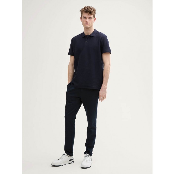 Tom Tailor structured polo 10668 | Freewear structured polo - www.freewear.nl - Freewear
