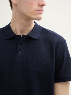 Tom Tailor structured polo 10668 | Freewear structured polo - www.freewear.nl - Freewear