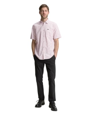 Tom Tailor Structured shirt orange irregular | Freewear Structured shirt - www.freewear.nl - Freewear