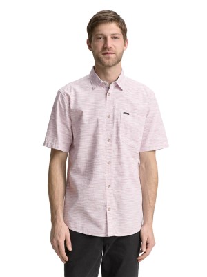 Tom Tailor Structured shirt orange irregular | Freewear Structured shirt - www.freewear.nl - Freewear