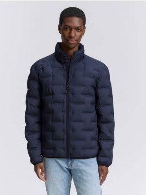 Tom Tailor Light Puffer Jacket donker blauw | Freewear Light Puffer Jacket - www.freewear.nl - Freewear