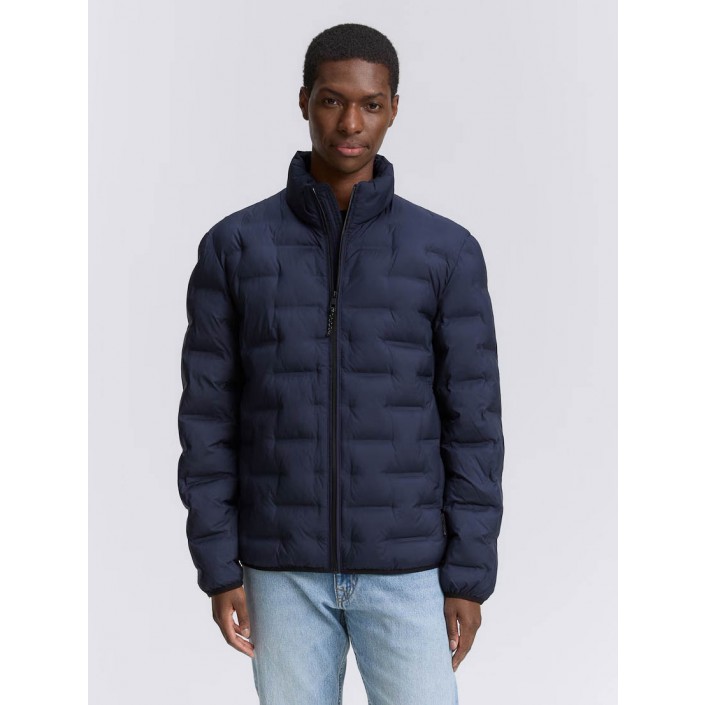 Tom Tailor Light Puffer Jacket donker blauw | Freewear Light Puffer Jacket - www.freewear.nl - Freewear