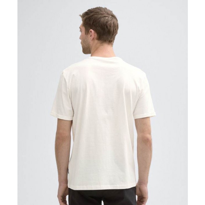 Tom Tailor Printed T-shirt Ecru | Freewear Printed T-shirt - www.freewear.nl - Freewear