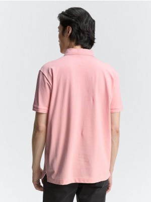 Tom Tailor Detailed polo blush pink | Freewear Detailed polo - www.freewear.nl - Freewear
