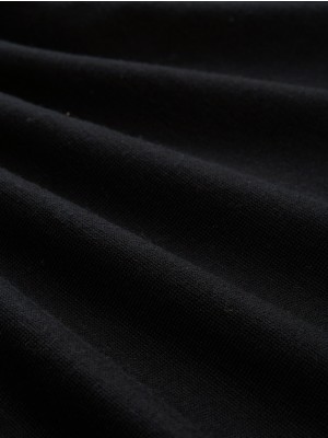 Tom Tailor Merino Wool Knit Polo black | Freewear Merino Wool Knit Polo - www.freewear.nl - Freewear