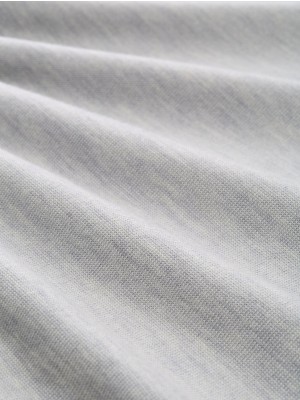 Tom Tailor Merino Wool Knit Polo grey melange | Freewear Merino Wool Knit Polo - www.freewear.nl - Freewear