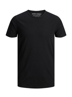 Jack & Jones:JACK&JONES ESSENTIALS JJEBASIC O-NECK TEE S/S NOOS BLACK | Freewear JJEBASIC O-NECK TEE S/S NOOS - www.freewear.nl - Freewear