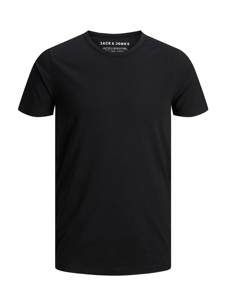 Jack & Jones T-shirt Basic O-neck Tee S/s Noos 12058529 Black Mannen Maat - XS