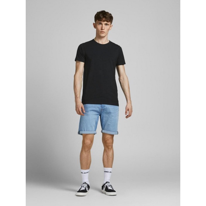 Jack & Jones:JACK&JONES ESSENTIALS JJEBASIC O-NECK TEE S/S NOOS BLACK | Freewear JJEBASIC O-NECK TEE S/S NOOS - www.freewear.nl - Freewear