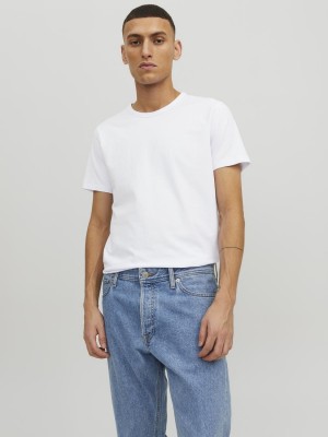 Jack & Jones:JACK&JONES ESSENTIALS JJEBASIC O-NECK TEE S/S NOOS OPTICAL WHITE | Freewear JJEBASIC O-NECK TEE S/S NOOS - www.freewear.nl - Freewear