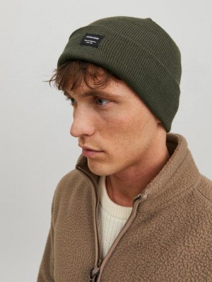 JACK&JONES ORIGINALS JACDNA BEANIE NOOS Forest Night | Freewear JACDNA BEANIE NOOS - www.freewear.nl - Freewear