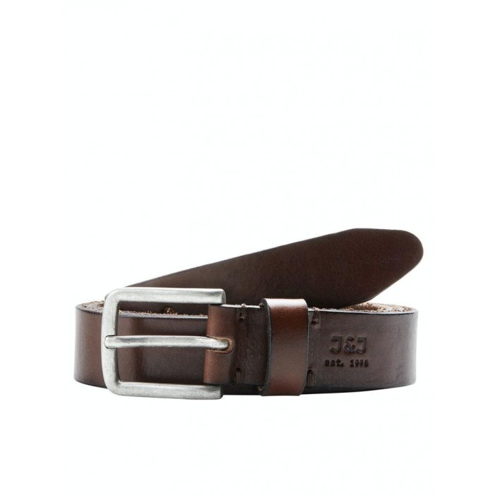 JACK&JONES ORIGINALS JACLEE LEATHER BELT NOOS Black Coffee | Freewear JACLEE LEATHER BELT NOOS - www.freewear.nl - Freewear