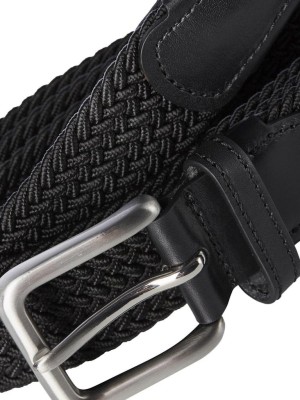 Jack and Jones JACSPRING WOVEN BELT NOOS Black | Freewear JACSPRING WOVEN BELT NOOS - www.freewear.nl - Freewear