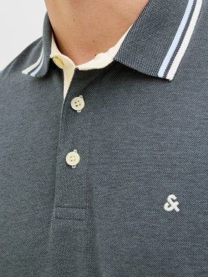 Jack & Jones:JACK&JONES ESSENTIALS JJEPAULOS POLO SS NOOS Stormy Weather/PLAY | Freewear JJEPAULOS POLO SS NOOS - www.freewear.nl - Freewear
