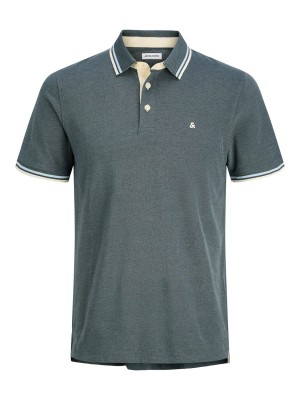 Jack & Jones:JACK&JONES ESSENTIALS JJEPAULOS POLO SS NOOS Stormy Weather/PLAY | Freewear JJEPAULOS POLO SS NOOS - www.freewear.nl - Freewear