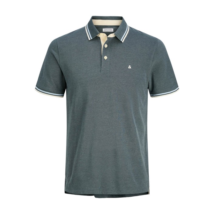 Jack & Jones:JACK&JONES ESSENTIALS JJEPAULOS POLO SS NOOS Stormy Weather/PLAY | Freewear JJEPAULOS POLO SS NOOS - www.freewear.nl - Freewear